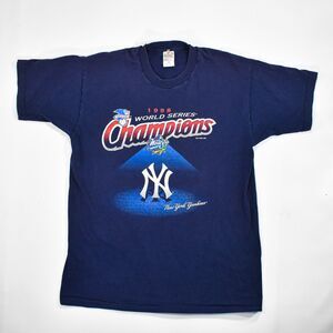 Vintage 90s Yankees World Series Champions T-Shirt - XL
